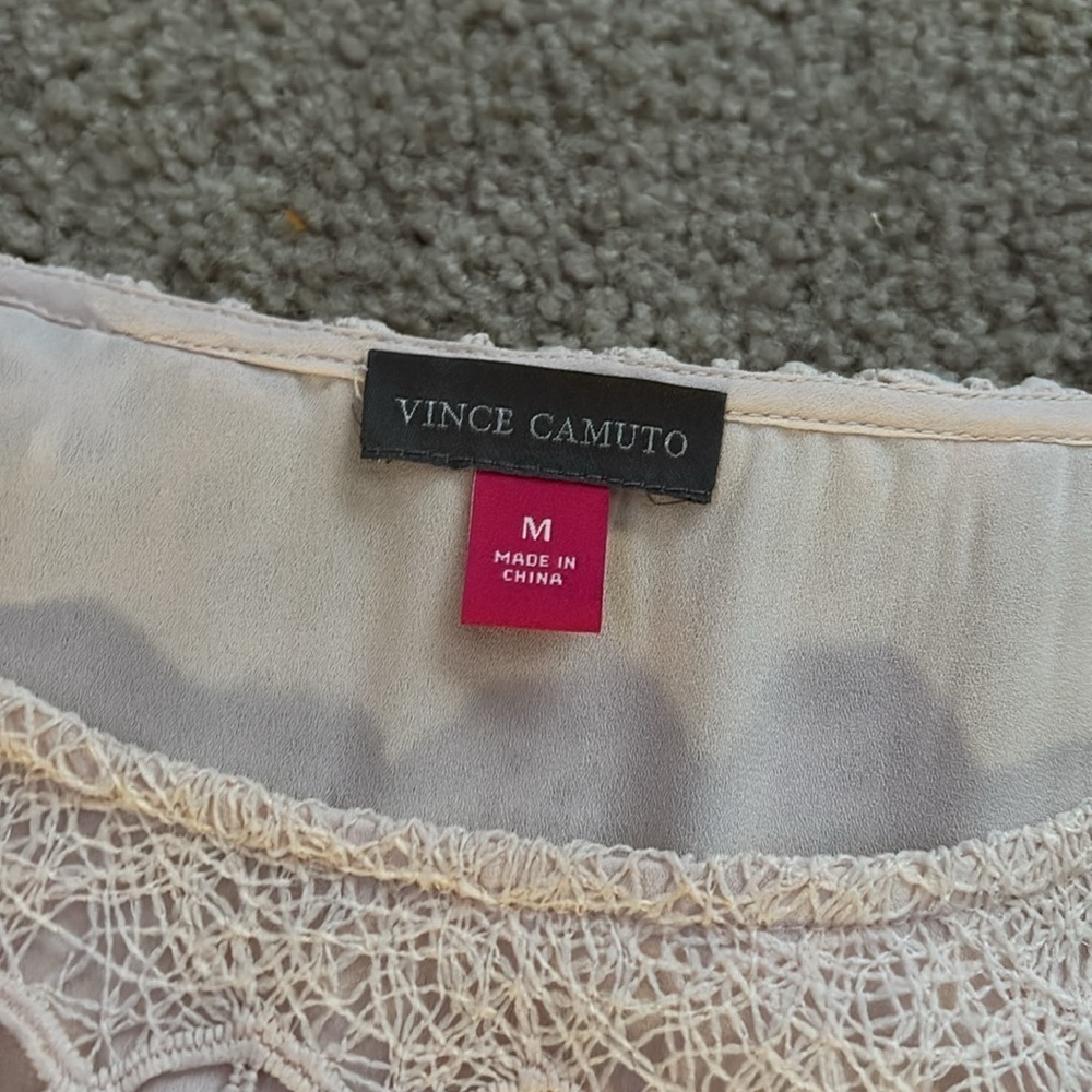 Vince Camuto Boho Spirit Fashion-Women's blush top size medium NWT - Picture 5 of 6